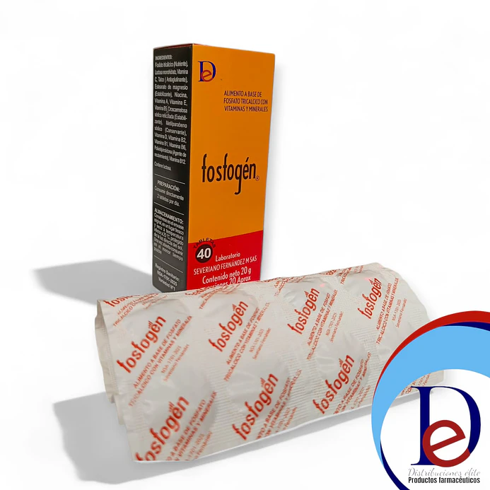 FOSFOGEN X 40 TAB -MULTIVITAMINICO-SEVERIANO- UBI 21-C 1