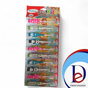 CEPILLO DENTAL CON ESTUCHE ECO X 12 UNDS NIÑOS- - OTROS- UBI *