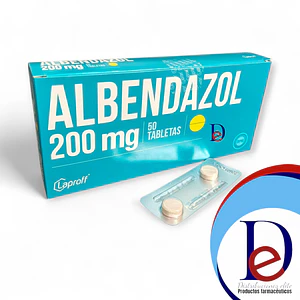 ALBENDAZOL 200 MG X 50 TAB- - LAPROFF- - UBI 14-E