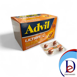 ADVIL ULTRA X 72 CAP- IBUPROFENO+ CAFEINA- PFIZER- - UBI 18-B
