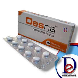 DESNA 5 MG X 10 TAB- DESLORATADINA- NEVOX- UBI 3-D