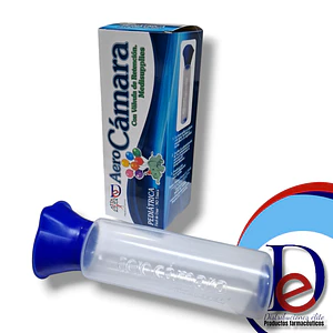 INHALOCAMARA PEDIATRICA CON VALVULA DE RETENCION --MEDICAL UBI 13-D*