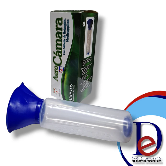 INHALOCAMARA ADULTO CON VALVULA DE RETENCION- - MEDICAL- - UBI * 1