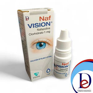 NAFAZOLINA 1 MG GOTAS OFT X 7 ML (NAFVISION)- - VITALIS-- UBI 17-D
