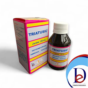 TRIATUSIC JBE X 120 ML- DEXTROMETORFANO+ AMBROXOL +TEOFILINA- LABQUIFAR- - UBI 5-A