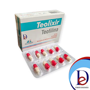 TEOLIXIR 125 MG X 30 CAP- TEOFILINA 125 MG- ANGLOPHARMA- - UBI 2-C