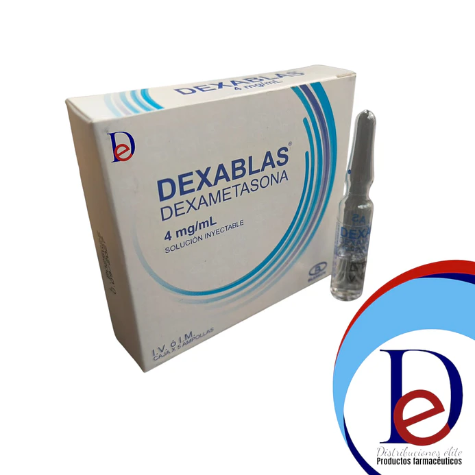 DEXABLAS 4MG/ML X 5 AMP- DEXAMETASONA 4 MG- BLASKOV-BODEGA C-  18-E 1