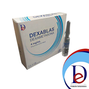 DEXABLAS 4MG/ML X 5 AMP- DEXAMETASONA 4 MG- BLASKOV UBI  18-E