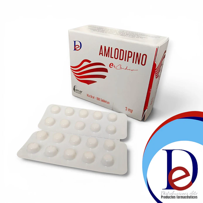 AMLODIPINO 5 MG X 100 TAB - - ECAR- 13-A 1