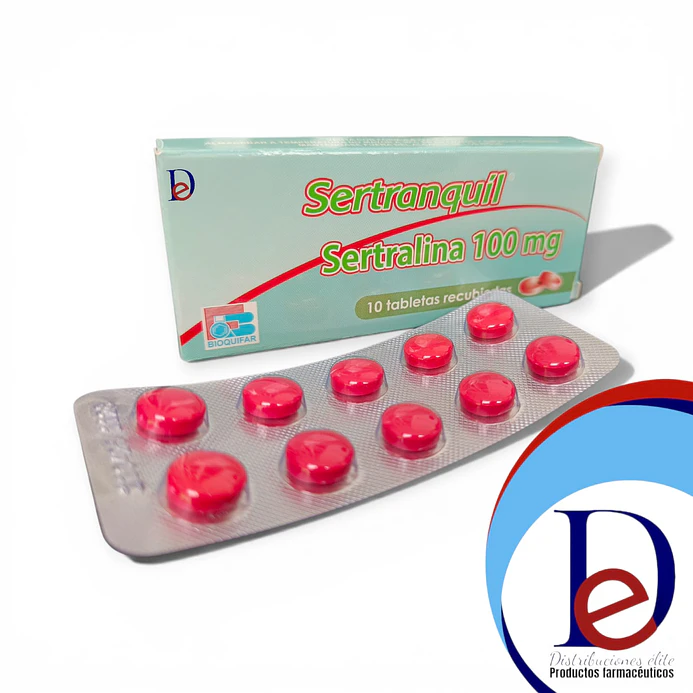 SERTRANQUIL 100 MG X 10 TAB-  SERTRALINA 100 MG- BIOQUIFAR- - UBI 5-A 1