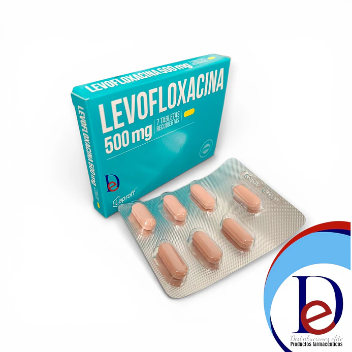 LEVOFLOXACINO 500 MG X 7 TAB- - LAPROFF- - UBI 14-F 1