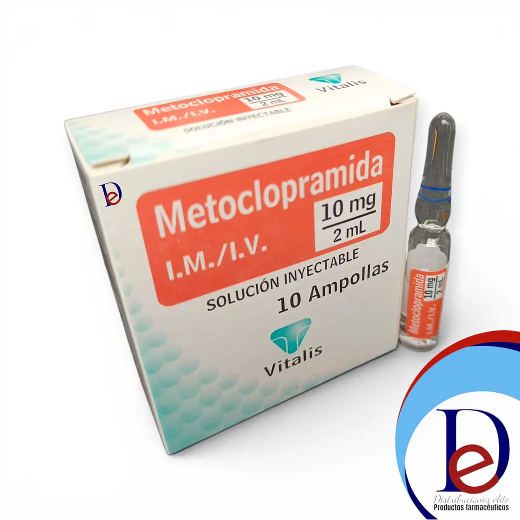 METOCLOPRAMIDA 10MG/2ML X 10 AMP- - VITALIS- - UBI 18-D 1