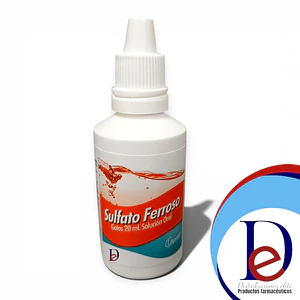 SULFATO FERROSO 125MG/ML GOTAS X 20 ML- - LAPROFF- 14-B
