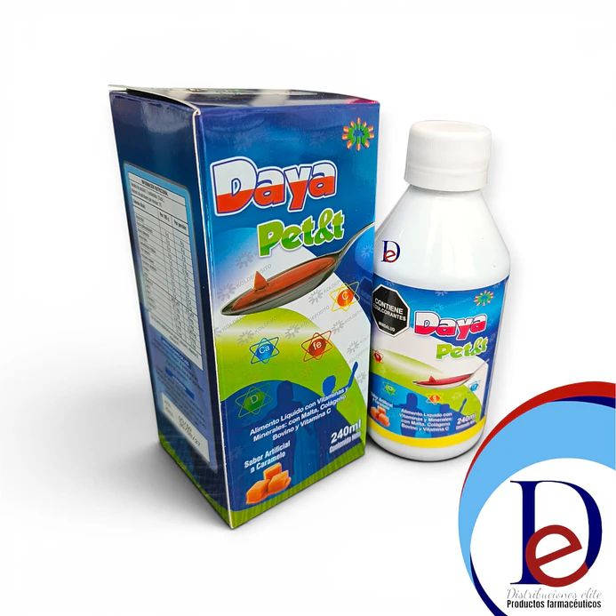 DAYAPETIT JBE X 240 ML- MALTA + VITAMINAS DEL COMPLEJO B + CALCIO+ HIERRO+ ZINC- LABVITFARMA- - UBI 12-C 1