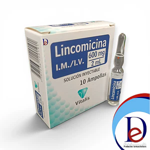 LINCOMICINA 600MG/2ML X 10 AMP- - VITALIS- 17-E