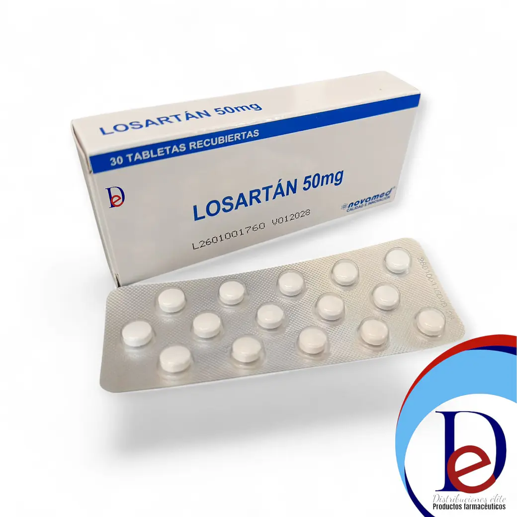 LOSARTAN 50 MG X 30 TAB- BLOQUE 1- NOVAMED- 18-B 1