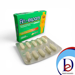FIN ESPAM COMPUESTO 10MG/325MG X 10 TAB- ACETAMINOFEN+ HIOSCINA- LAPROFF- 14-C