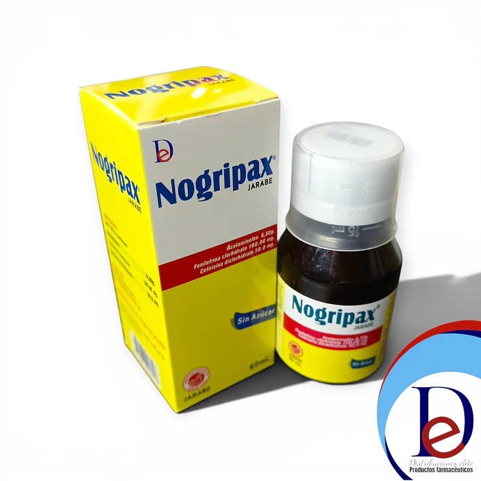 NOGRIPAX JBE X 60 ML -ACETAMINOFEN+ FENILEFRINA+ CETIRIZINA -STELAR UBI- BLOQUE 1- SALDO 1-F 1