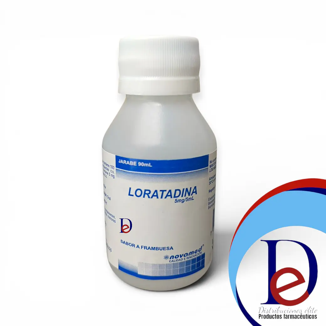 LORATADINA 5MG/5ML JBE X 90 ML - LORATADINA- NOVAMED- UBI 7-D 1