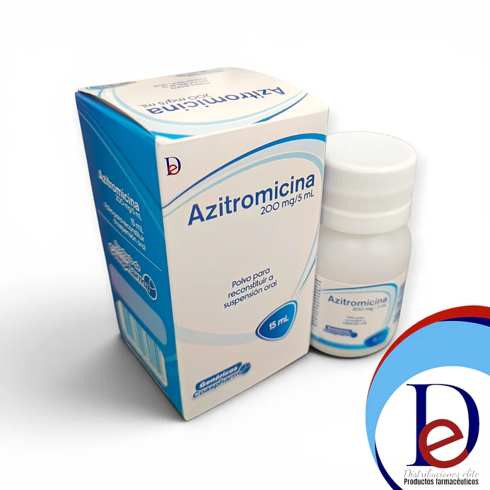 AZITROMICINA 200MG/5ML SUSP X 15 ML- - COASPHARMA- 5-F 1