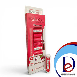HYDRASTICK MANTECA CACAO CEREZA X 12 UNI- - TOTALMAX- 18-D