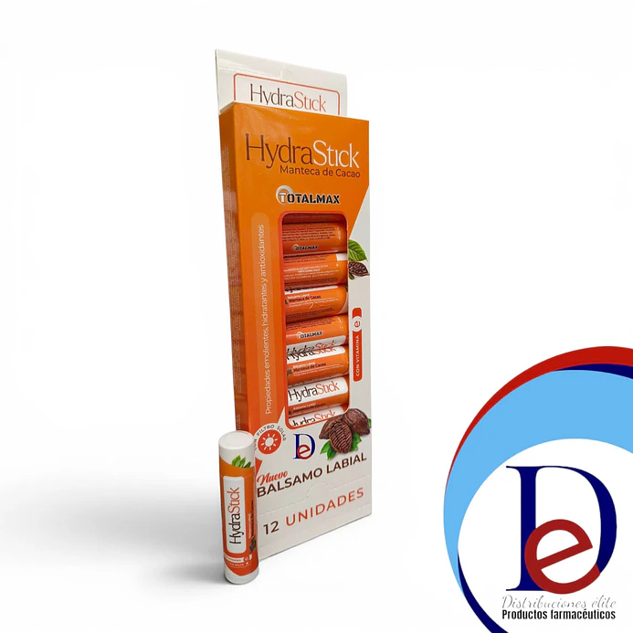 HYDRASTICK MANTECA CACAO NATURAL X 12 UN- - TOTALMAX- - UBI 18-D* 1