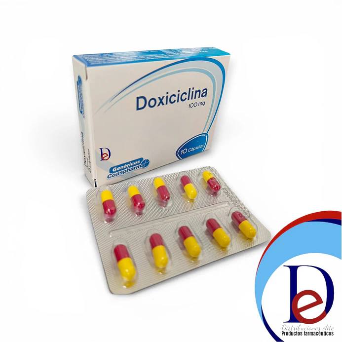 DOXICICLINA 100 MG X 10 CAP- - COASPHARMA- - UBI 6-B-BODEGA C-SALDO 1