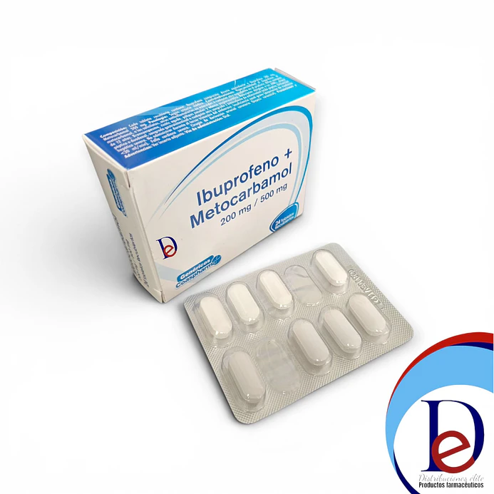 IBUPROFENO 200MG+METOCARBAMOL 500MG X 24 TAB- - COASPHARMA- UBI 5-F 1