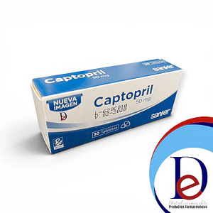 CAPTOPRIL 50 MG X 30 TAB- - RECIPE- 15-C