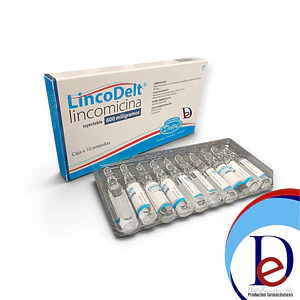 LINCODELT 600 MG X 10 AMP- LINCOMICINA 600 MG- DELTA- - UBI 8-F