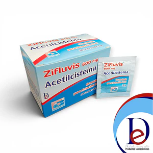 ZIFLUVIS 600 MG X 30 SBS- N ACETILCISTEINA 600 MG- BIOQUIFAR- - UBI 5-C