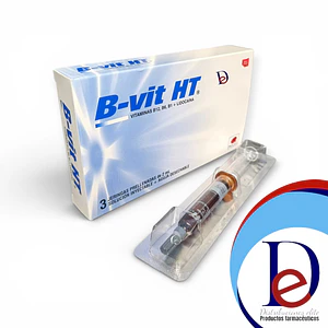 B-VIT HT X 3 AMP- VITAMINA B12+ B1+ B6+ LIDOCAINA- PROCAPS- UBI 1-C