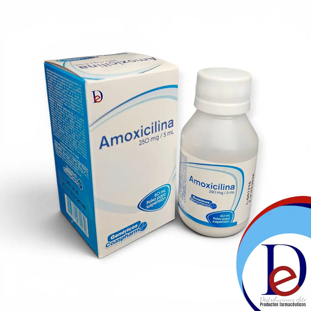 AMOXICILINA 250MG/5ML SUSP X 60 ML- - COASPHARMA- 5-F-BLOQUE 1 1
