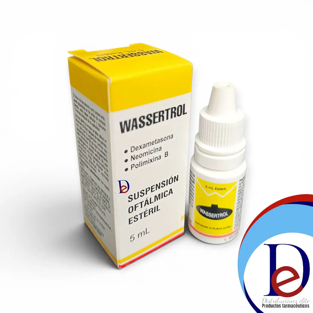 WASSERTROL GOTAS OFT X 5 ML- DEXAMETASONA+ NEOMICINA+ POLIMIXINA- WASSER- 12-A 1