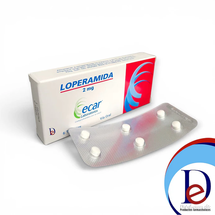 LOPERAMIDA 2 MG X 6 TAB - -ECAR -UBI 13-E 1