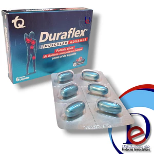 DURAFLEX MUSCULAR ADVANCE X 6 CAP- NAPROXENO+ ACETAMINOFEN+ CAFEINA- TQ- UBI 30-E