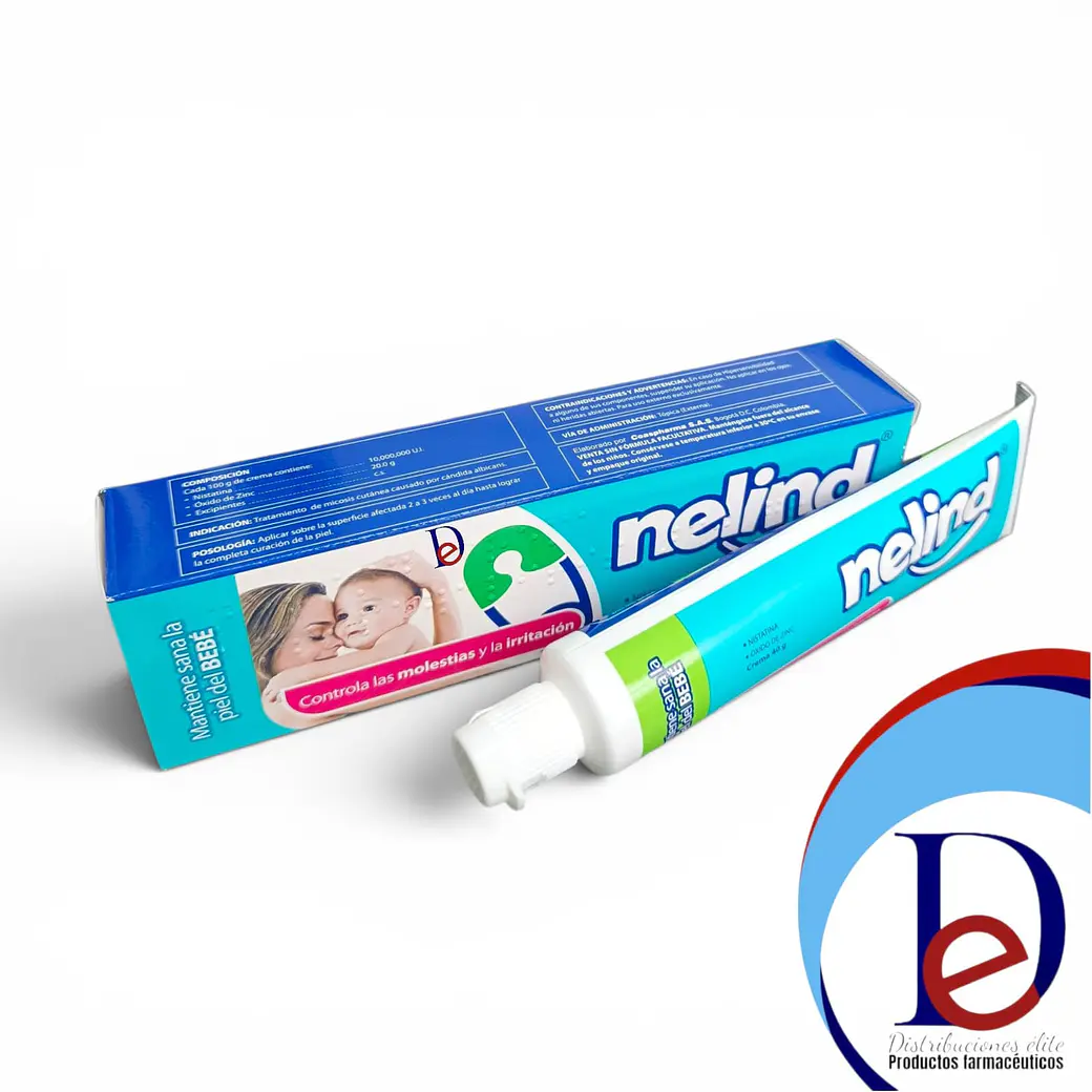 NELIND CREMA X 40 GR- NISTATINA+ OXIDO DE ZINC- MEDICBRAND - UBI 7-C 1