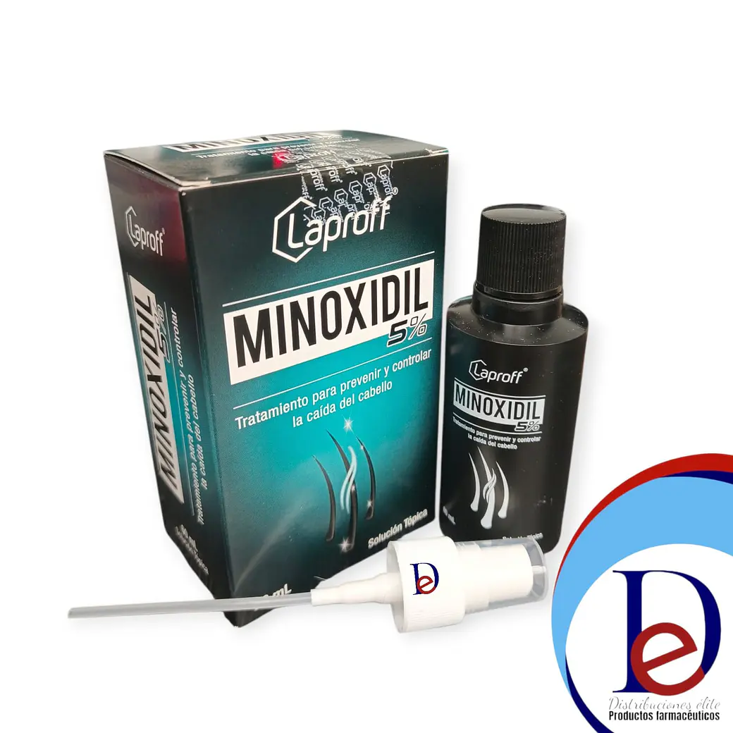 MINOXIDIL FORTE 5% LOCION X 60 ML- - LAPROFF- - UBI 27-C 1