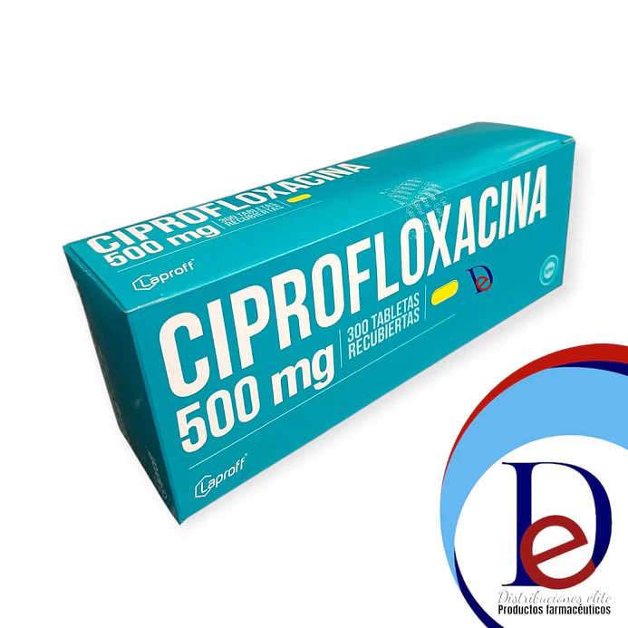 CIPROFLOXACINO 500 MG X 300 TAB- - LAPROFF- 15-F 1