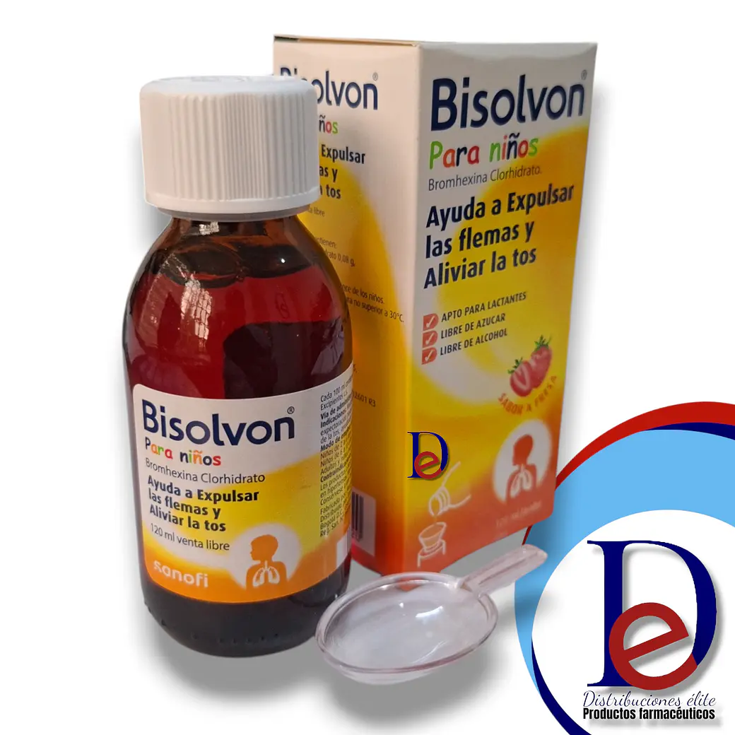BISOLVON NIÑOS JBE 120 ML- BROMHEXINA- OPELLA- UBI 5-F 1
