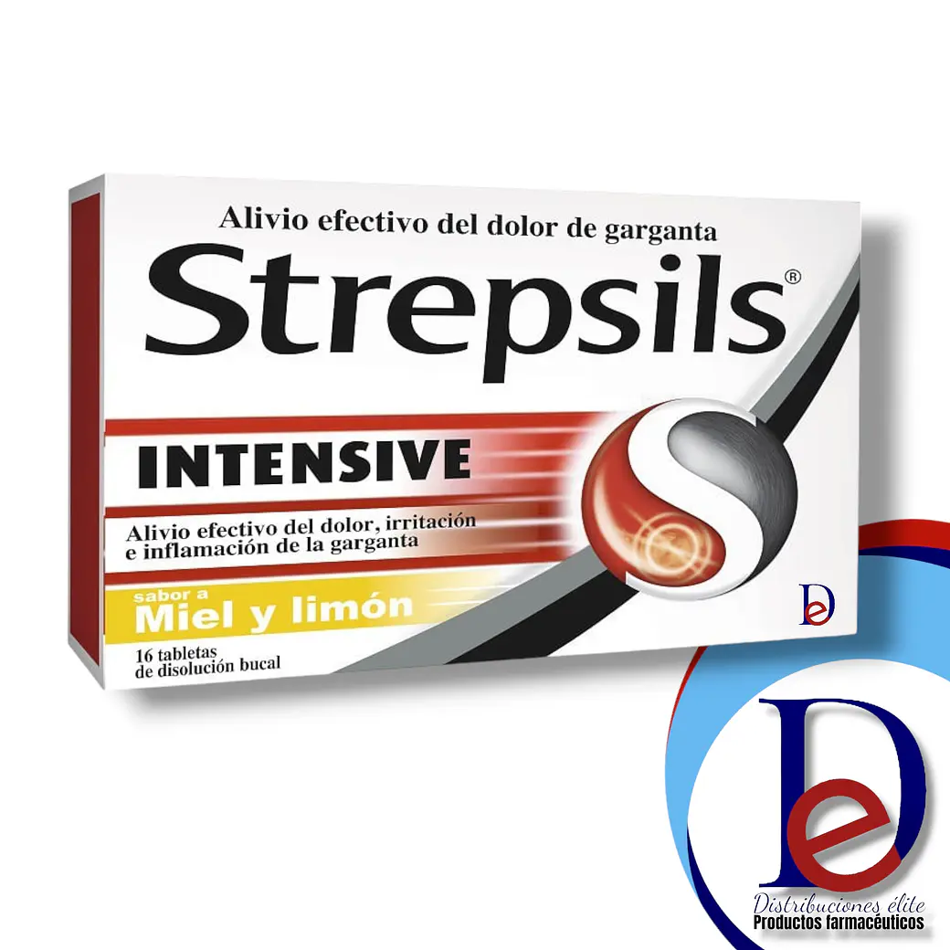 STREPSILS INTENSIVE 8.75 MG X 16 TAB- FLURBIPROFENO- RECKITT- UBI 2-C 1