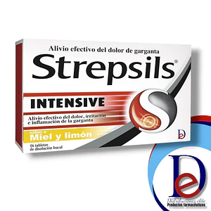 STREPSILS INTENSIVE 8.75 MG X 16 TAB- FLURBIPROFENO- RECKITT- UBI 36-C