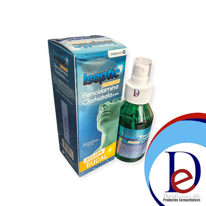 ISEPTIC SPRAY X 120 ML- BENZIDAMINA- MEDICBRAND- 6-F 1