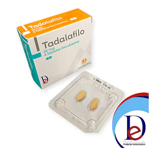 TADALAFILO 20 MG X 4 TAB - - MEMPHIS- 15-F