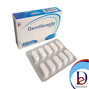 GEMFIBROZILO 600 MG X 20 TAB- - COASPHARMA- UBI 6-D
