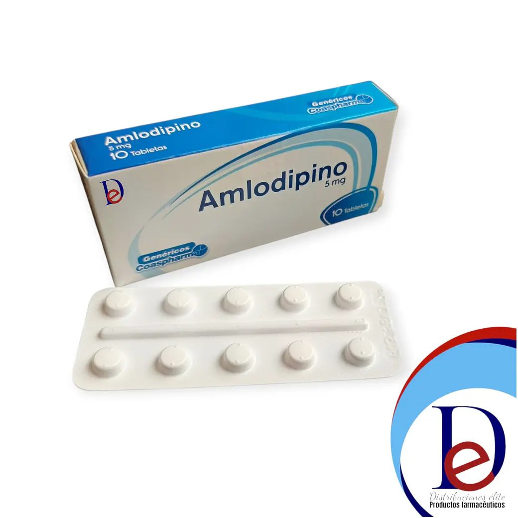AMLODIPINO 5 MG X 10 TAB- - COASPHARMA- UBI 6-D 1