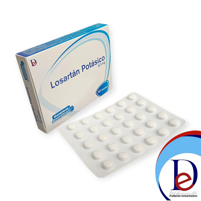 LOSARTAN 50 MG X 30 TAB - -COASPHARMA -UBI 5-E-BODEGA C 1