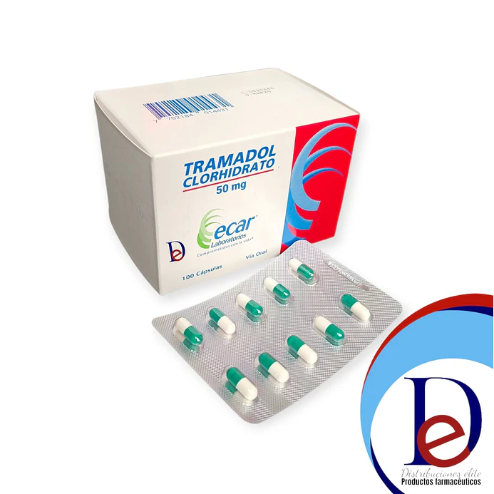 TRAMADOL 50 MG X 100 CAP - -ECAR -UBI 13-F 1