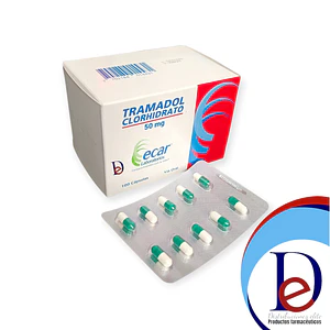 TRAMADOL 50 MG X 100 CAP - -ECAR -UBI 13-F