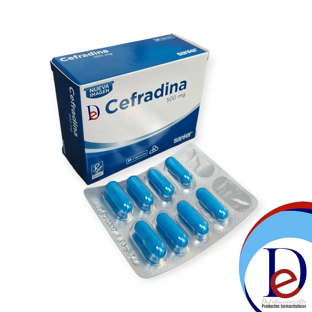 CEFRADINA 500 MG X 24 CAP- - RECIPE- - UBI 11-F 1